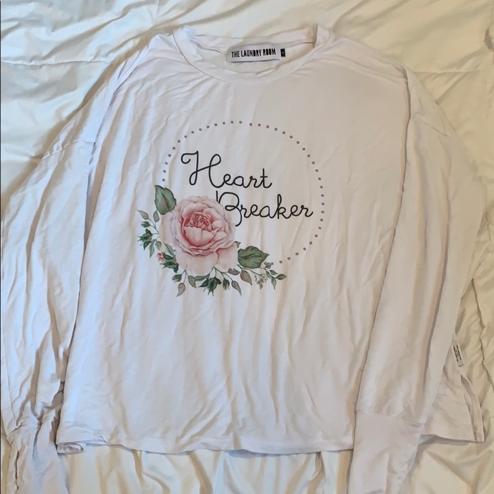 THE LAUNDRY ROOM white long sleeve shirt